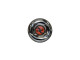 Passion | 3 3/8 Mini Jet, Pulsator, Snap-In, Smooth, Chrome-Orange"